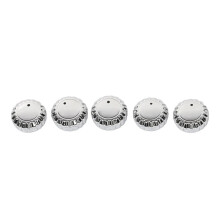 Chrome Radio Stereo Knobs Covers Cap for Goldwing 1500 GL1500A Aspencade