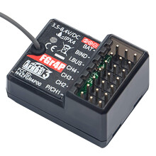 FSFGR4P 2.4GHz 4CH AFHDS 3 RC Receiver with Stable Digital Connection for Car and Boat