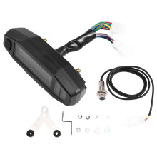 Motorcycle Modified Universal LCD Speedometer Tachometer + Induction Wire Magnet + Instrument Large Bracket