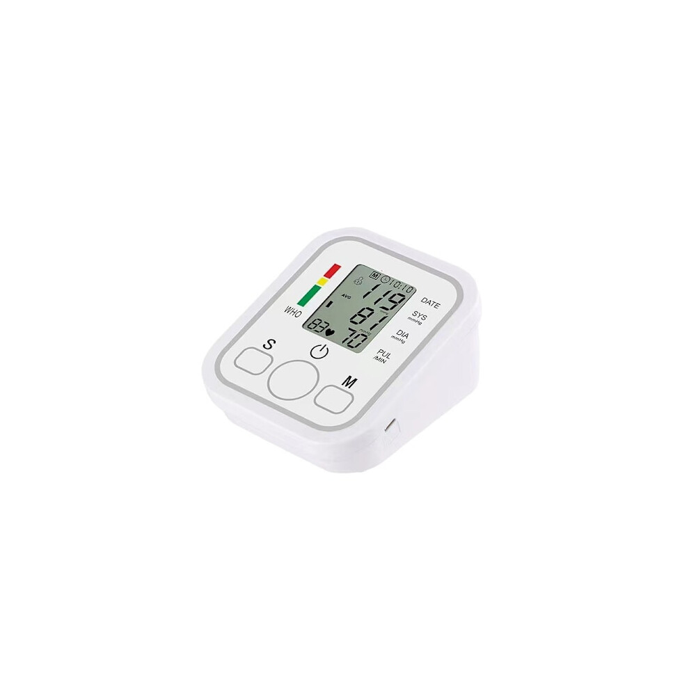 White Upper Arm Blood Pressure Monitor Automatic