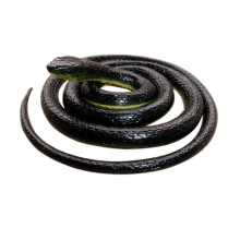 Large Realistic Rubber Black Snake 52 Inch Toy – Durable Flexible Design for Outdoor Garden Pranks