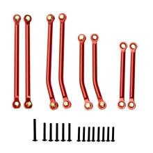 Aluminum Links Red Upgrade Parts for TRX4M 1/18 RC Crawler Bronco Defender Enhanced Axle Control