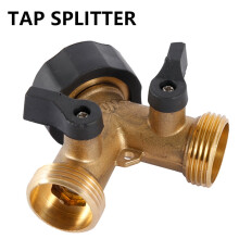 ODOMY2Way haneforbindelsesadapter Splitter vandhane vandhane Y2Way slange