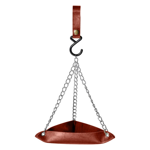 Hanging Bird Feeder Tray 7.6x7.6x1.5 in Triangle Design 2