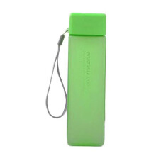 Sticlă de apă de 450 ml, pahar portabil de apă, pătrat, băutură sportivă din plastic