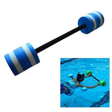 WOVTE aquatic dumbbells foam hand bars blue