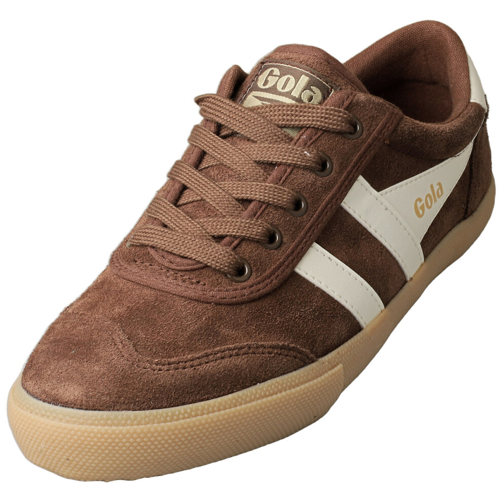 Gola (5) Badminton Womens Casual Trainers In Dark Brown