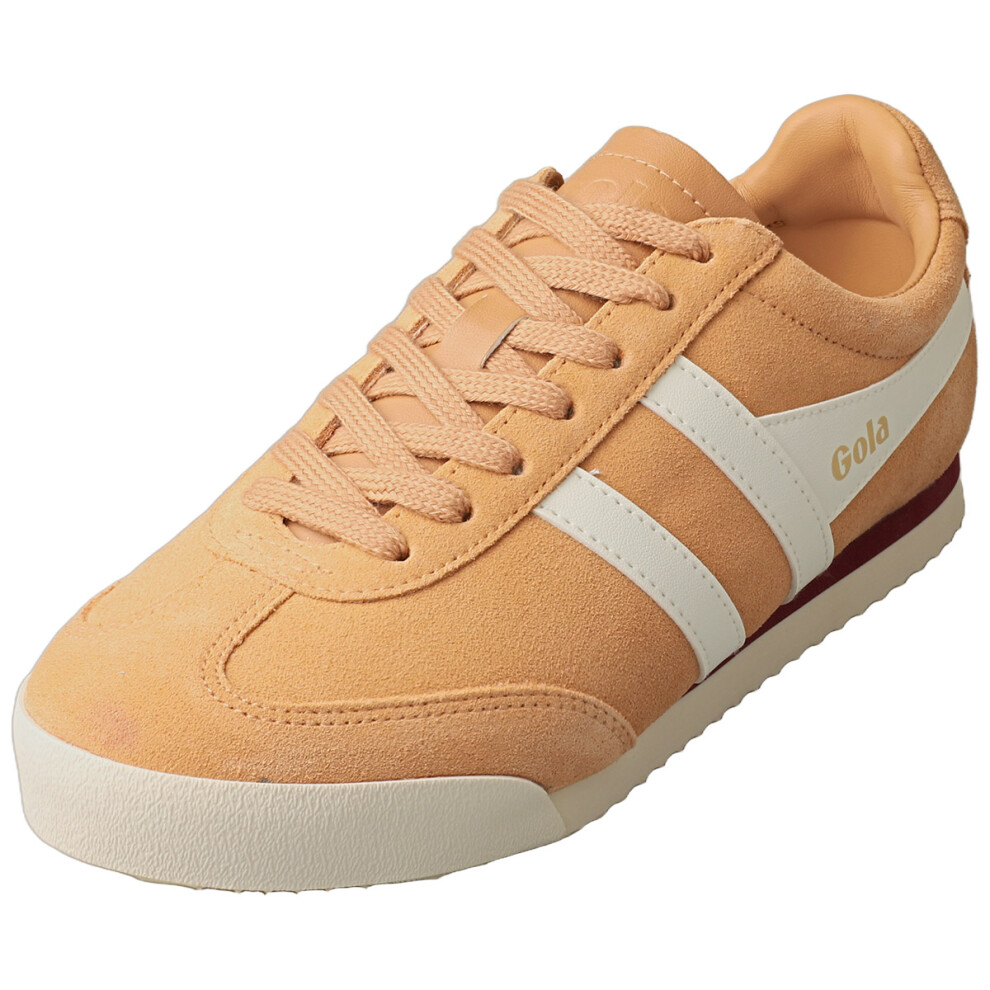 Gola (6) Apollo Womens Fashion Trainers In Salmon Off White