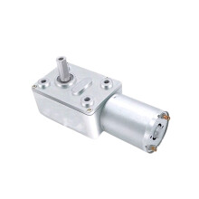 6V 30RPM JGY370 DC Worm Gear Motor Torque Compact Design for Robot and Automation Projects
