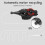 Electric Spider String Shooter Toy Black Superhero Web Launcher with Realistic Silk and ReelIn Action 3