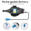 Electric Spider String Shooter Toy Black Superhero Web Launcher with Realistic Silk and ReelIn Action 4