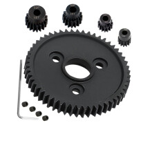 RC Car 32 Pitch 54T Metal Spur Gear Set with 13T 15T 16T 18T Pinions for 1/10 Slash Rustler Stampede 4x4 VXL Racing Upgrade