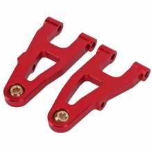 Red Aluminum RC Front Lower Control Arm for 1/16 RC Car SG1603 SG1604 UD1601, Enhanced Suspension Stability