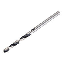 Bosch Metal HSS Twist Drill Bits 4 x 43 x 75 mm Pack of 2 - PointTeQ split-point tip.