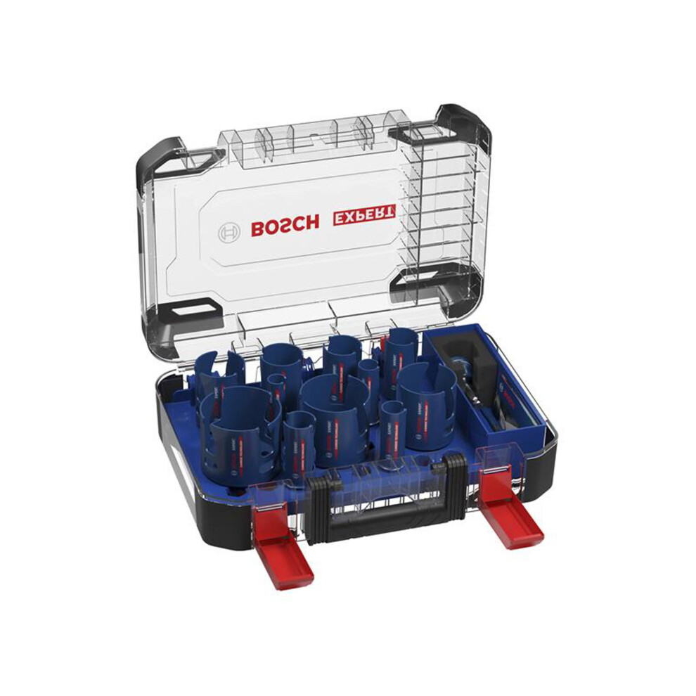 Bosch Expert Construction Material Pc Plus Universal Hole Saw Set, 15 Piece, 20Â76Mm 6949509248480