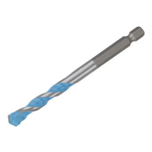 Bosch EXPERT HEX-9 Multi Construction Drill Bit 8 mm x 50 mm working length x 100 mm overall length.