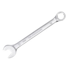 Facom 40B.17 17mm Slim Metric Combination Spanner - 12-Point OGV, 15 Offset, Matt Chrome Finish.
