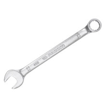 Facom 40B.12 Slim Metric Combination Spanner 12mm - 12-Point OGV Ring, 15 Offset Handle, Matt Chrome Finish.