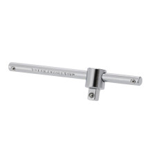 Facom R.120AT Sliding T-Bar Handle 1/4 in Drive, 72-Tooth Ratchet, Bright Chrome.