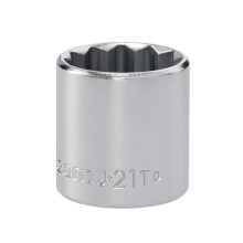 Facom J.21T 3/8in Drive 12-Point Standard Socket 21mm.
