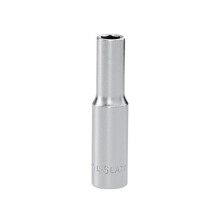 Facom R.6LAT 6mm 6-Point Deep Socket 1/4in Drive - Satin Finish.
