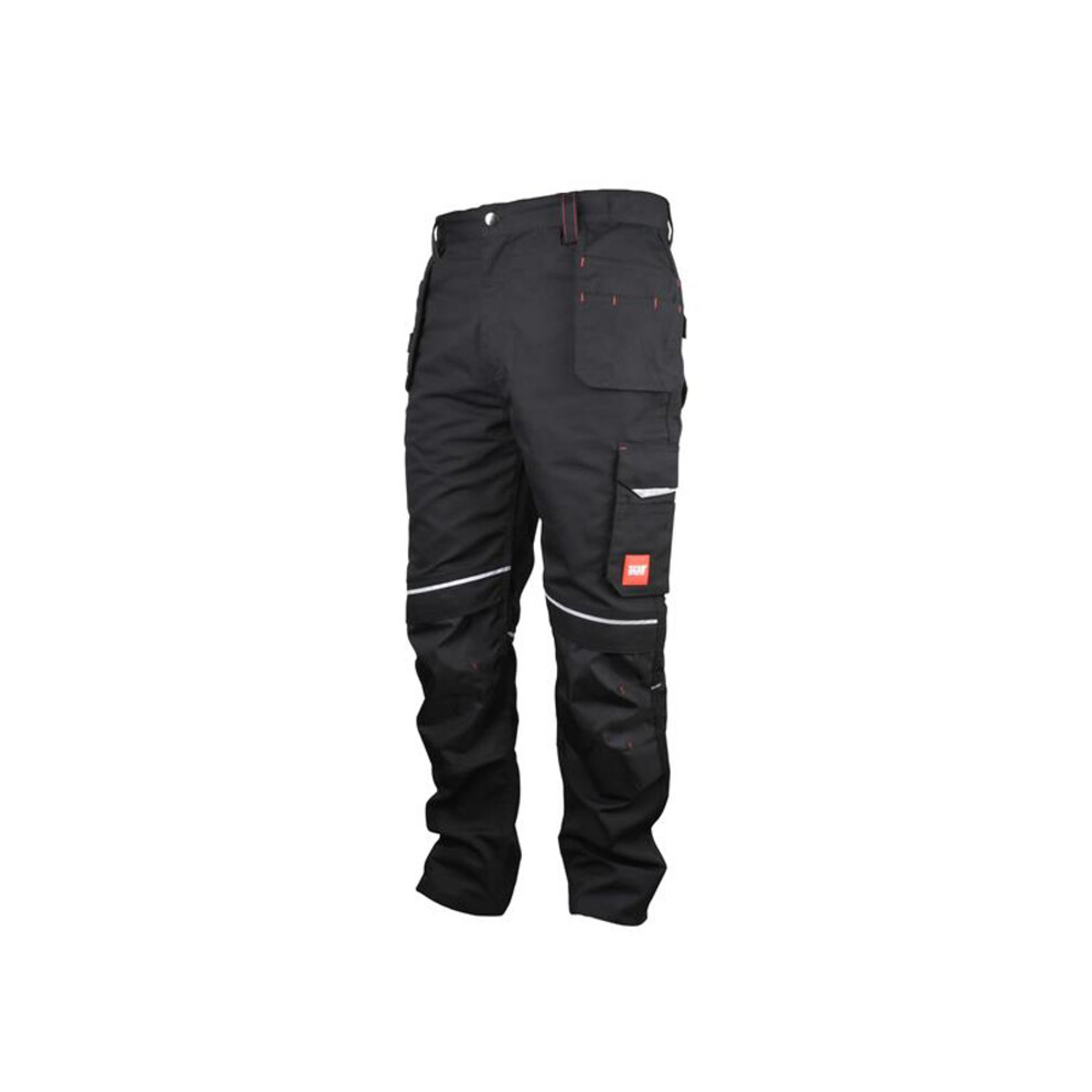 Scan Trade Holster Trousers S (30-32In) - 260Gsm 65/35 Polyester Cotton - Black. 5023969017532