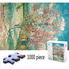 Van Gogh The Pink Peach Tree 1000 Piece Jigsaw Puzzle for Adults and Kids, Stress‑Relief Art