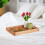 Serviertablett aus Walnussholz und MDF mit Griffen 5