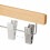 Holz-Hosenbügel mit Clips, 12er-Set 7