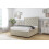 (3' Single, Cream) Sloomy Montana Plush Divan Bed Base 2 Drawers Same Side With 26" Strutted Headboard 3