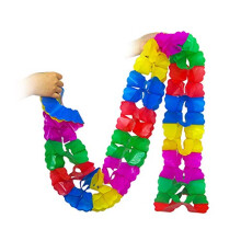 5 Pcs Large Colorful Garland Paper Pull Flower Magic Tricks Stage Appearing Magic Gimmick Props Comedy Accessories