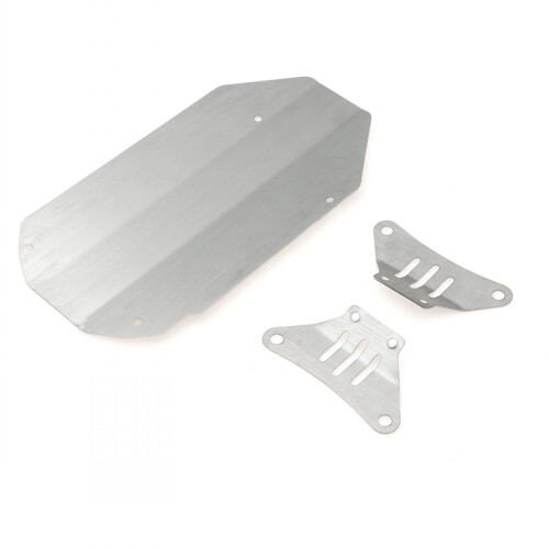 RC Drift Car Skid Plate Set Front and Rear Chassis Protector for Flat Surface Drift Racing