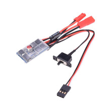 10A RC Brushed ESC Dual Way Speed Controller for 1/16 1/18 1/24 Car Boat Tank