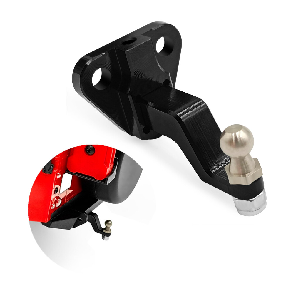 Rc Tow Hook Aluminum Alloy Trailer Hook For 1/18 Scale Trx4m Defender Crawler Enhanced Towing Stability 9045646548685
