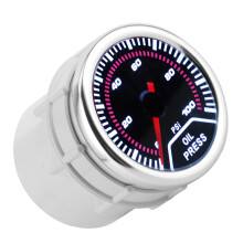 LED-Öldruckanzeige 52mm/2in 0-100 PSI Sensor für 12V 4/6/8-Zylinder-Fahrzeuge