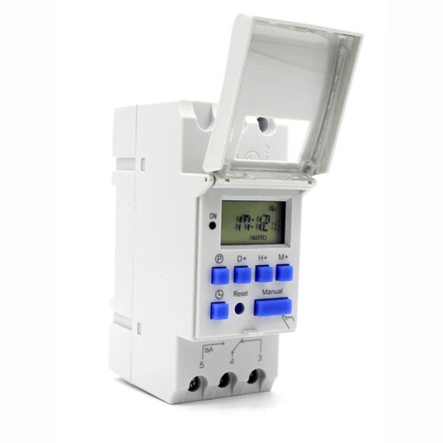 Weekly Programmable Digital Timer Switch MT15 16A LCD Display DIN Rail Mount AC 220V 240V Relay for Lighting Control 1