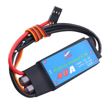 40A Bidirectional Brushless Motor ESC with 5V 3A UBEC for RC Car and Boat Reversible Control