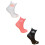 Kappa Calze 2/3 Kappa (x20) - bianco/rosa/nero 1