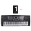 Transparent Piano Keyboard Stickers 61 Keys with Fast Note Recognition and Easy Key Alignment 2