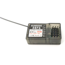 6 Channel 2.4G FHSS RC Receiver with Built‑in Gyro Stability and Long‑Range Control for Car Boat