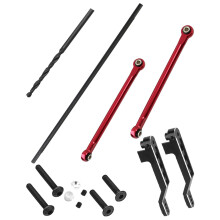 RC Car Sway Bar Aluminum Rear Sway Bar for 1/7 Unlimited Desert Racer Red Alloy Suspension Upgrade