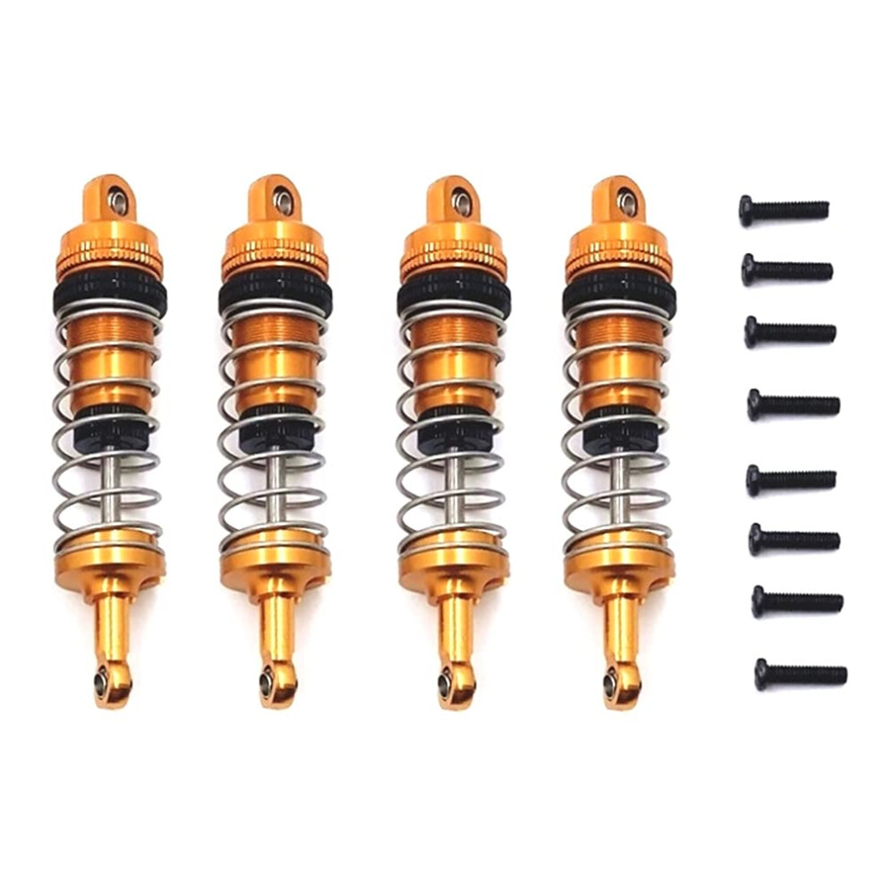 4Pcs Rc Car Shock Absorbers 82Mm Metal Adjustable Shocks For 144001 124019 124018 Durable Suspension Upgrade 9045646550732