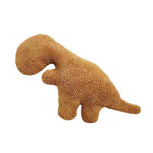 Dino Nugget Pillow Tyrannosaurus Plush Cushion Soft Comfort Cute Dino Throw Pillow for Kids Bedroom Decor