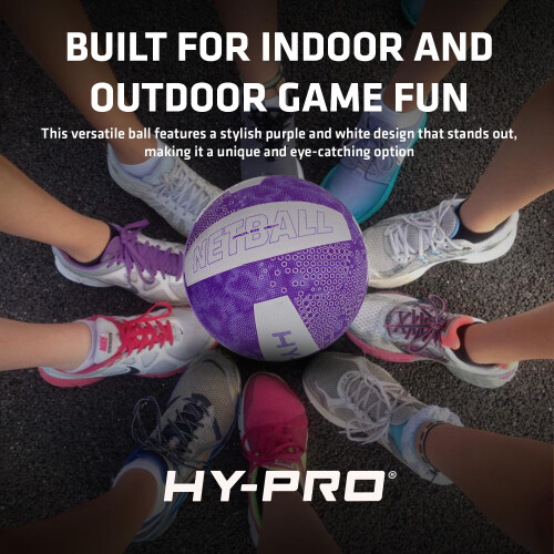 Hy-Pro Nova Netball Size 5 – with Enhanced Grip & Stylish Design, 1