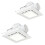 Modern Ceiling Air Exchanger And Lighting Assembly 3- 12inch 4