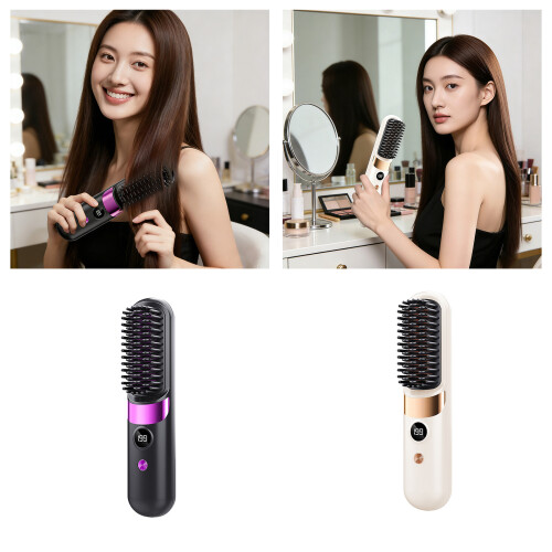 Multifunctional Cordless Styling Tool Combines Comb and-White 2