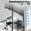 Dskeuzeew Power Tower Dip Station Pull Up Bar Adjustable Height MultiFuncti 4