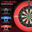 Mission Darts | Torus 120 | Bright White LED | Dart Board Lighting System | Portable | USB C. (Red) 2