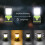 LE Camping Lantern 1000 Lumen Camping Lights Battery Powered Dimmable Warm 3