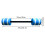 WOVTE aquatic dumbbells foam hand bars blue 5